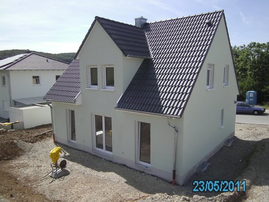 Das fertige Haus in Unterbalbach