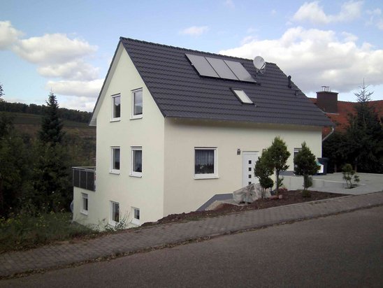 Der fertige Eingangsbereich