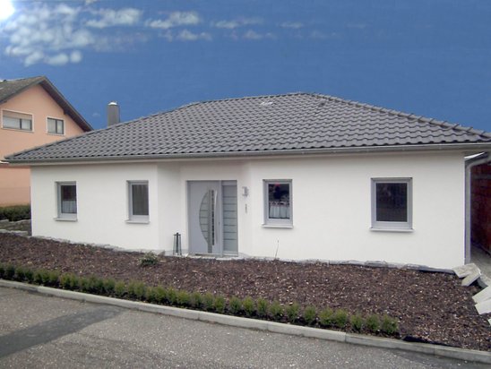 Der fertige Bungalow