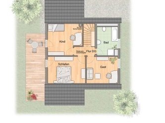 Grundriss Obergeschoss